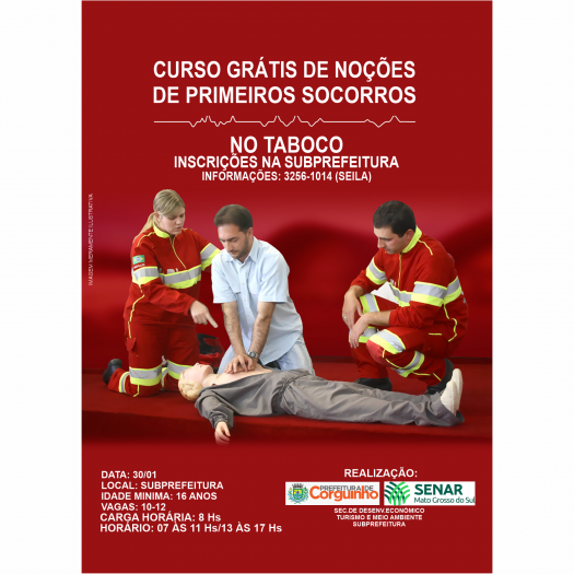 Curso de Primeiros Socorros Grátis