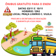 ônibus para o Enem 2024