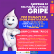 Vacinação contra a gripe no Recando dos Pintados