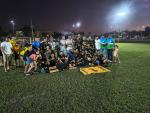 Barrinha prestigia final da liga estadual de futebol suiço