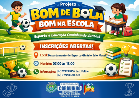 Projeto Bom de Bola, Bom na Escola
